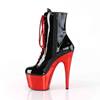Pleaser - ADORE1020 Plattformstiefel, Poledance Schuhe - Pole dance schuhe - Schwarz/Rot Product image